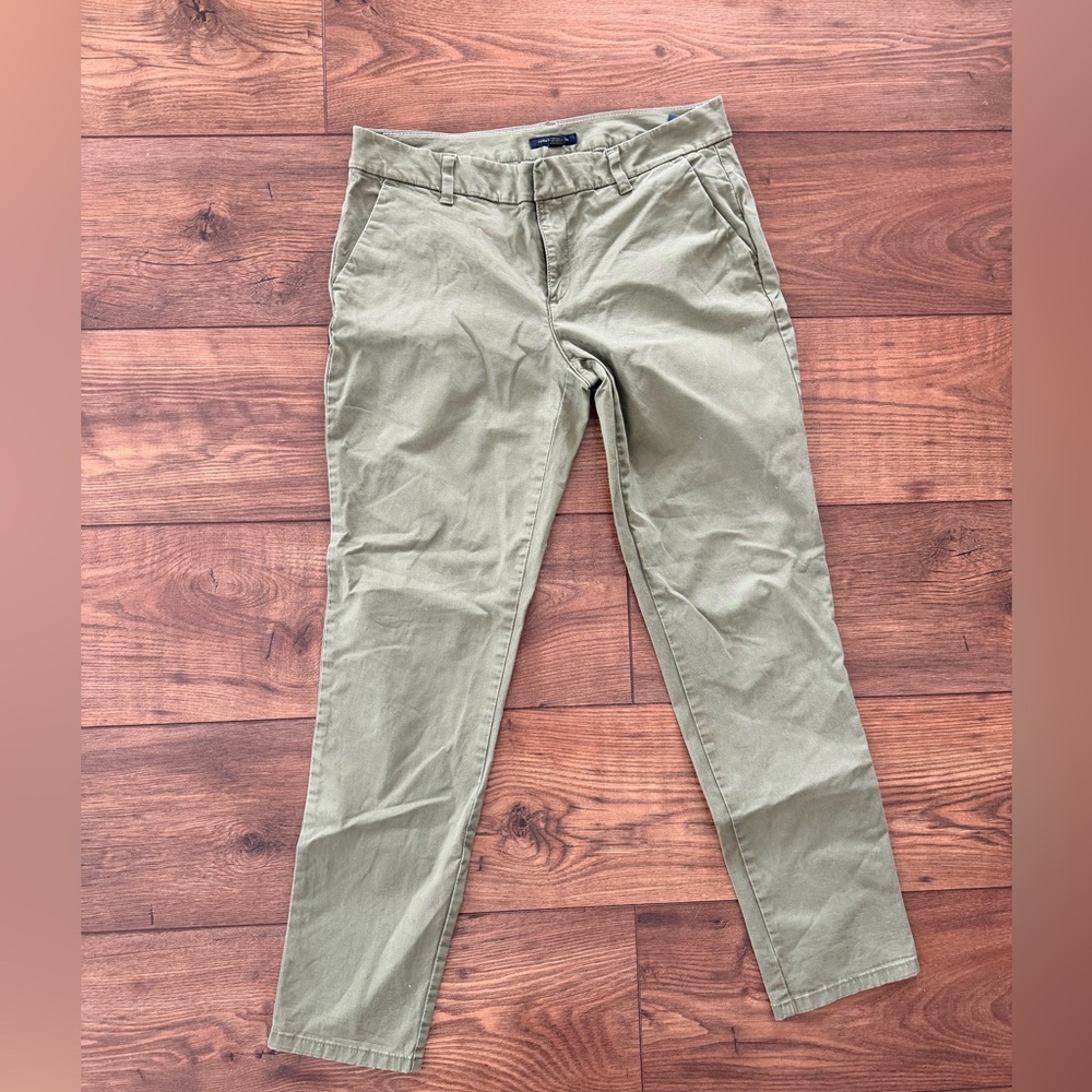 Tommy Hilfiger Women's Olive Cropped Pants